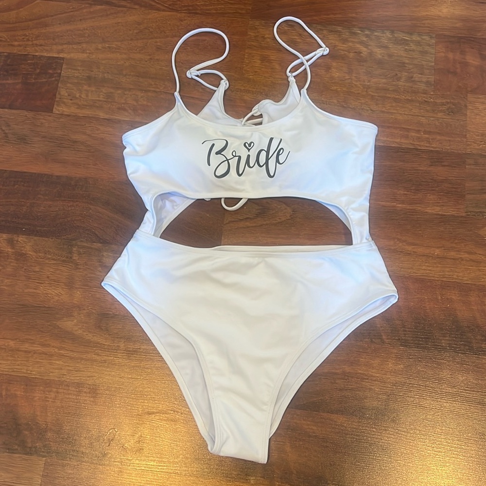 Bride One Piece Bathing Suit